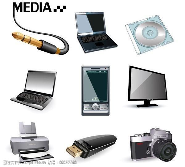 數(shù)碼產品圖標 融合功能與美學的視覺符號