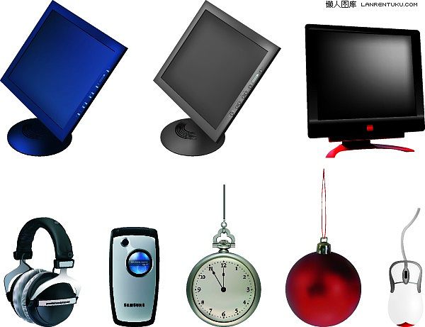 多款電腦及數(shù)碼產品矢量素材 提升設計與效率的必備資源