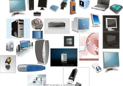 電腦設備與數碼產品的矢量世界